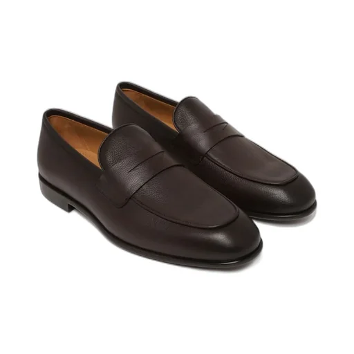Ferragamo Block Heel Penny Loafers