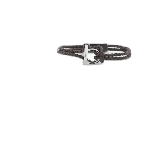 Ferragamo Gancini Woven Bracelet