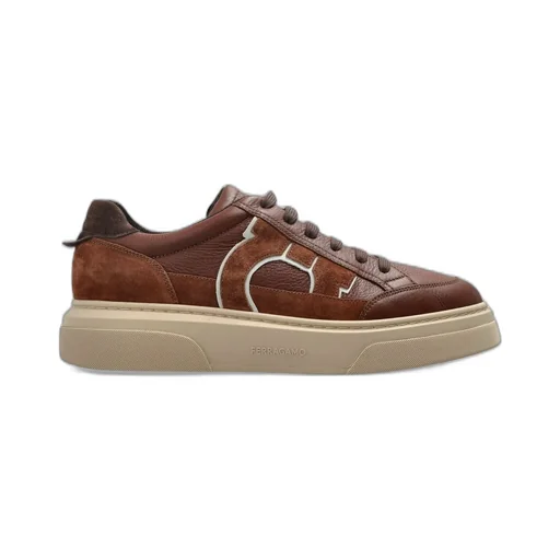 Ferragamo Gancini Low-Top Sneakers