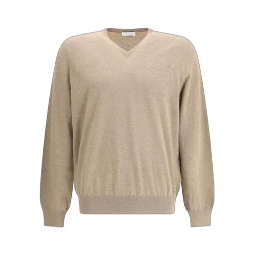 Ferragamo Pocket Detailed V-Neck Jumper