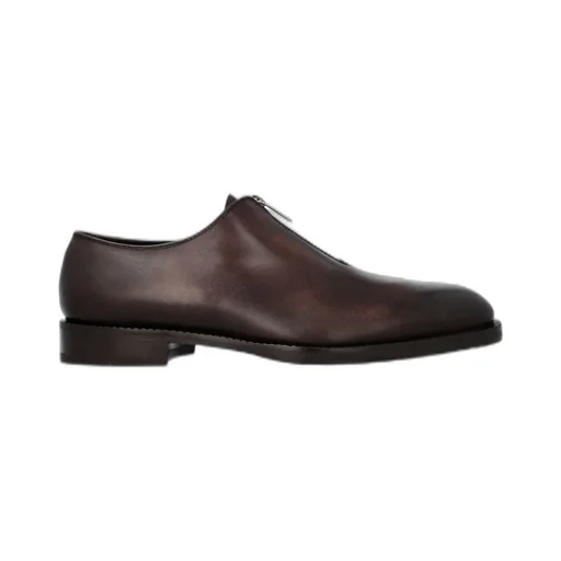 Ferragamo Zip-Detailed Derby Shoes