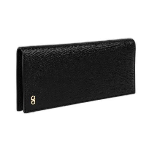 Ferragamo Logo Plaque Bi-Fold Wallet
