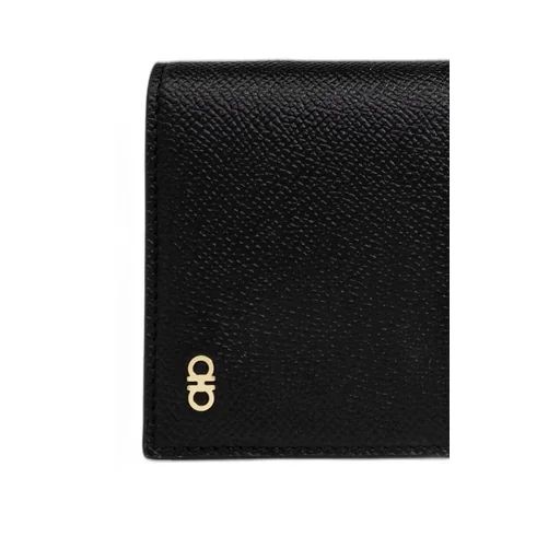 Ferragamo Logo Plaque Bi-Fold Wallet