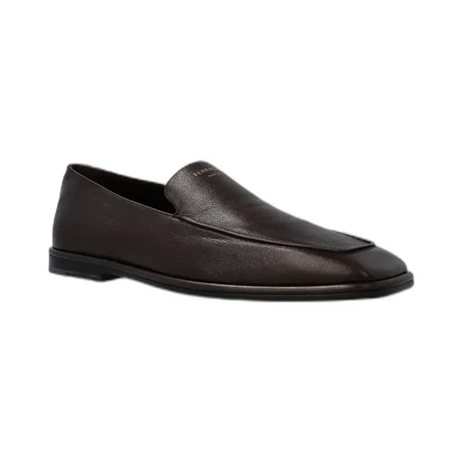 Ferragamo Square Toe Slip-On Loafers