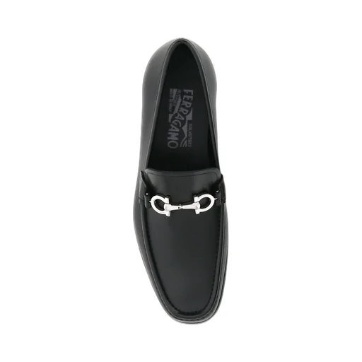 Ferragamo Gancini-Plaque Slip-On Loafers