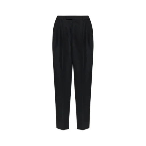 Ferragamo Wide-Leg Pleated Tailored Trousers