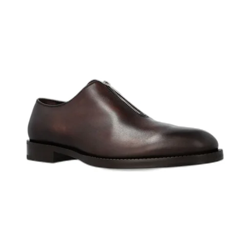 Ferragamo Zip-Detailed Derby Shoes