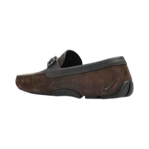Ferragamo Gancini Ornament Driver Shoes