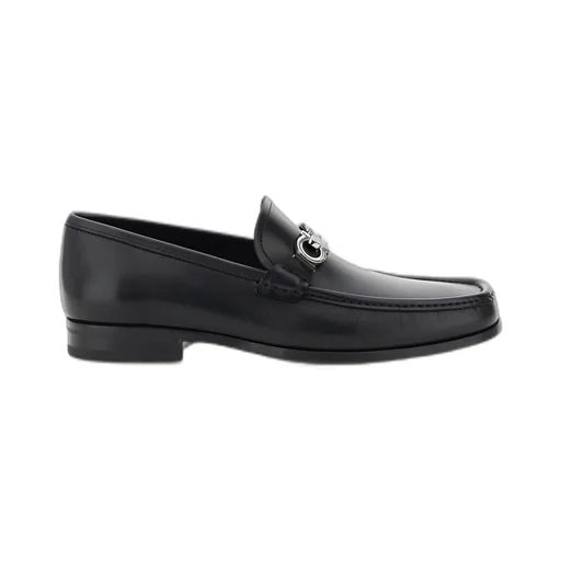Ferragamo Gancini-Plaque Slip-On Loafers