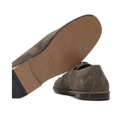 Ferragamo Almond Toe Lace-Up Shoes