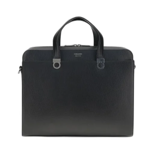 Ferragamo Gancini Top Handle Briefcase
