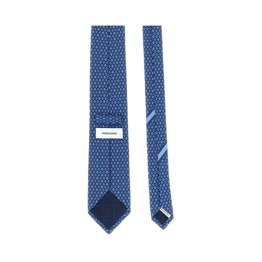 Ferragamo Gancini Pois Print Tie