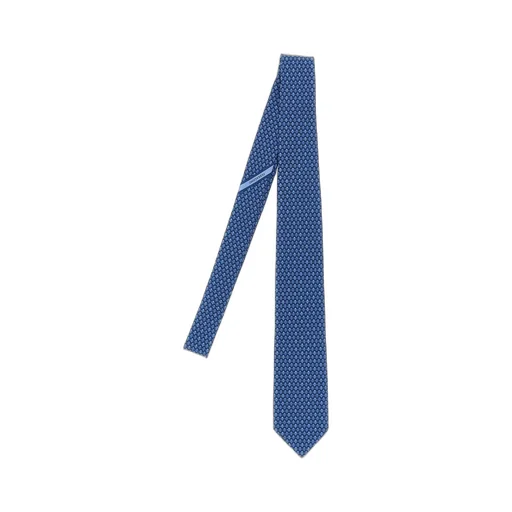 Ferragamo Gancini Pois Print Tie
