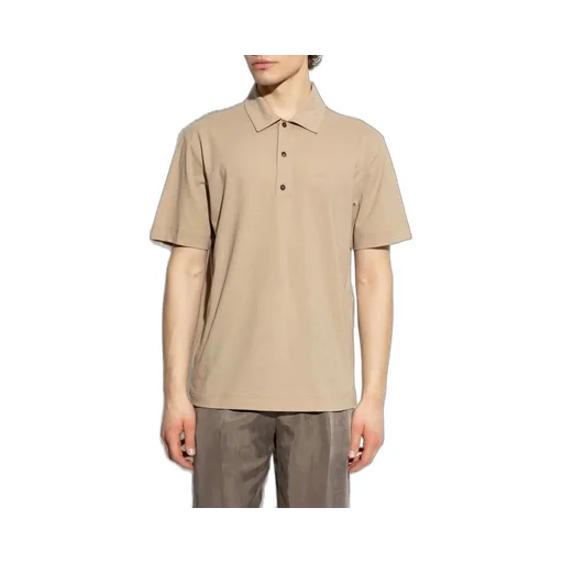 Ferragamo Short-Sleeved Crewneck Polo Shirt