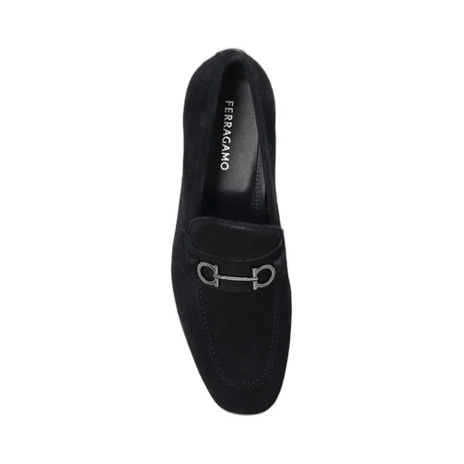 Ferragamo Gancini Buckle Loafers