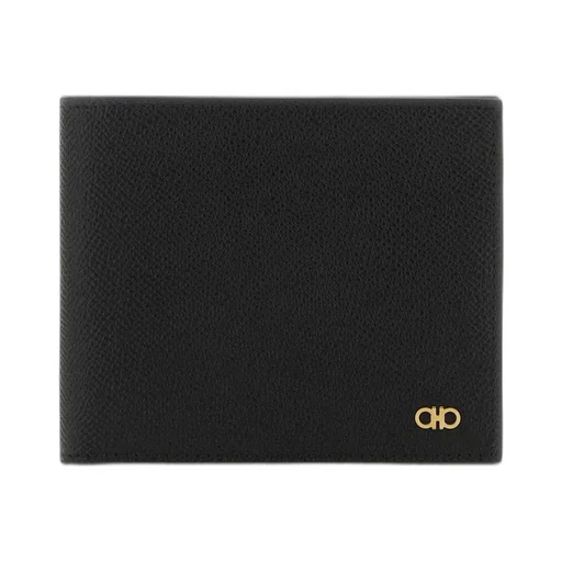 Ferragamo Logo-Plaque Bi-Fold Wallet
