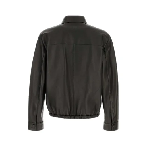 Ferragamo Zip-Up Leather Jacket