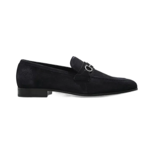 Ferragamo Gancini Buckle Loafers