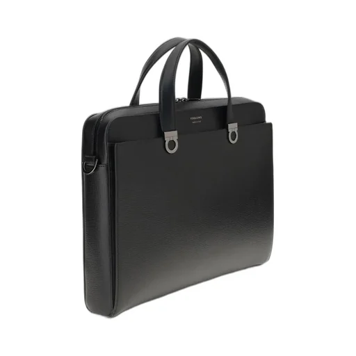 Ferragamo Gancini Top Handle Briefcase