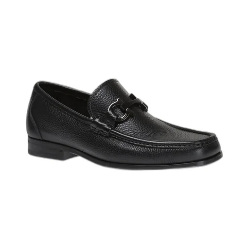 Ferragamo Gancini Ornament Moccasins