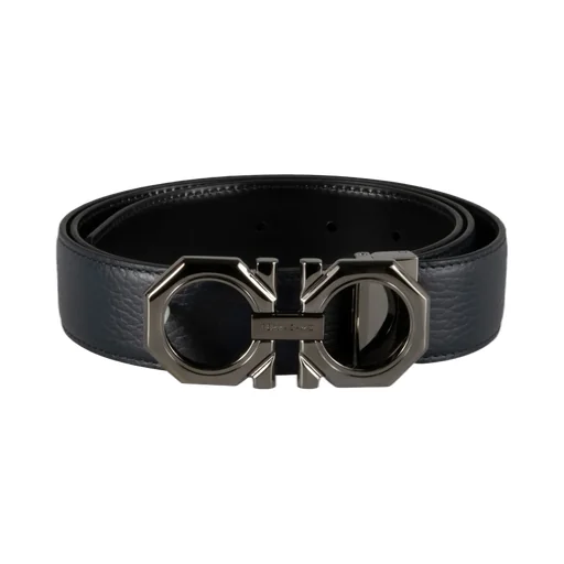 Ferragamo Logo Buckled Reversible Belt