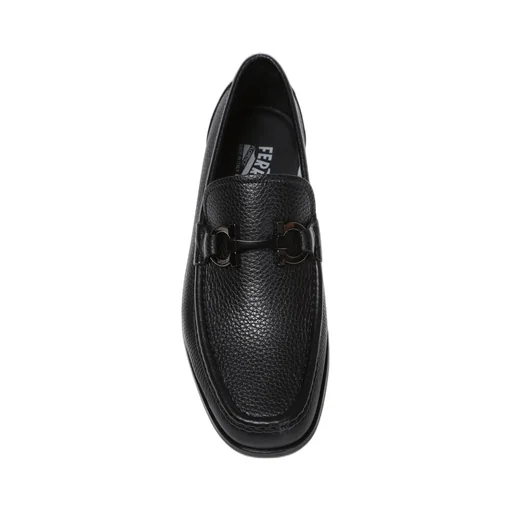 Ferragamo Gancini Ornament Moccasins