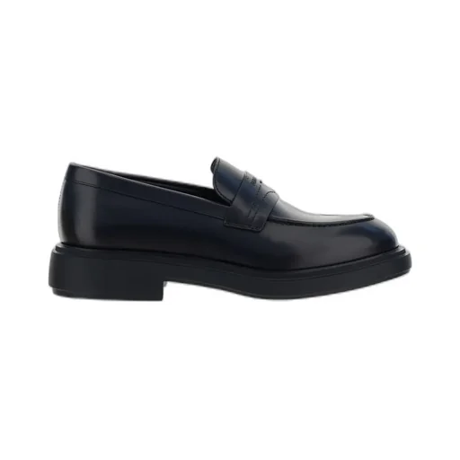 Ferragamo Logo Embossed Slip-On Loafers