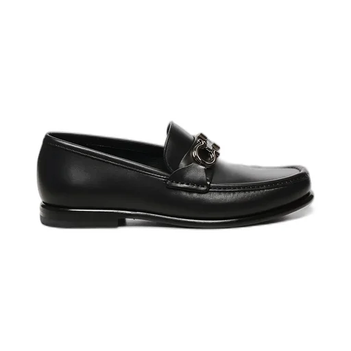 Ferragamo Gancini Buckle Loafers