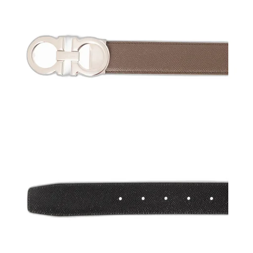 Ferragamo Logo Plaque Reversible Buckle Belt