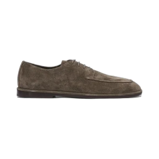 Ferragamo Almond Toe Lace-Up Shoes