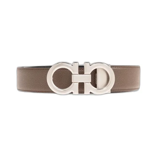 Ferragamo Logo Plaque Reversible Buckle Belt