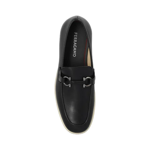 Ferragamo Gancini-Plaque Loafers