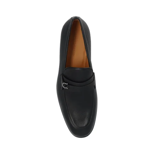 Ferragamo Gancini-Buckle Slip-On Loafers