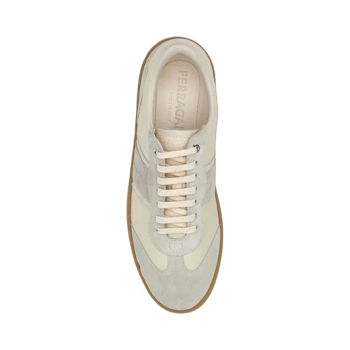 Ferragamo Panelled Low-Top Sneakers
