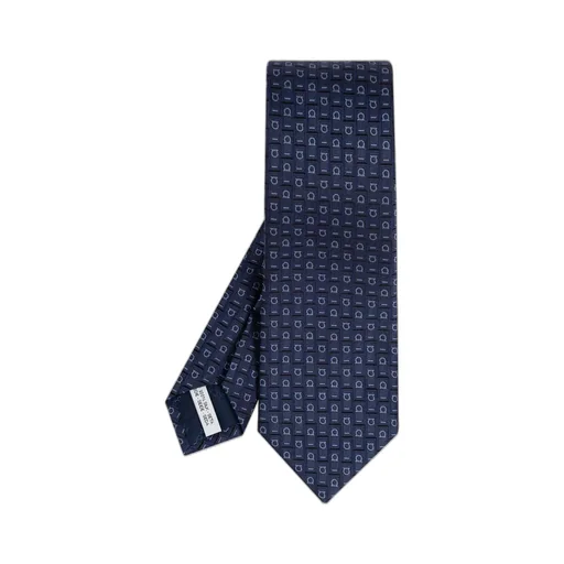Ferragamo Gancini Embroidered Tie