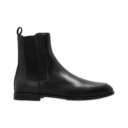 Ferragamo Almond-Toe Chelsea Boots