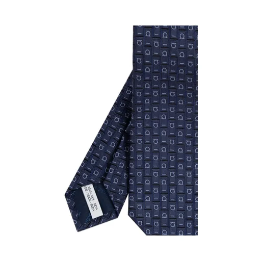 Ferragamo Gancini Embroidered Tie
