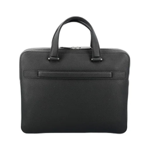 Ferragamo Monogram-Embossed Zipped Briefcase
