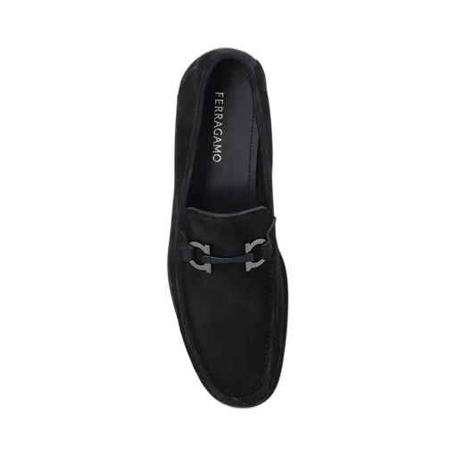 Ferragamo Gancini Buckle Loafers