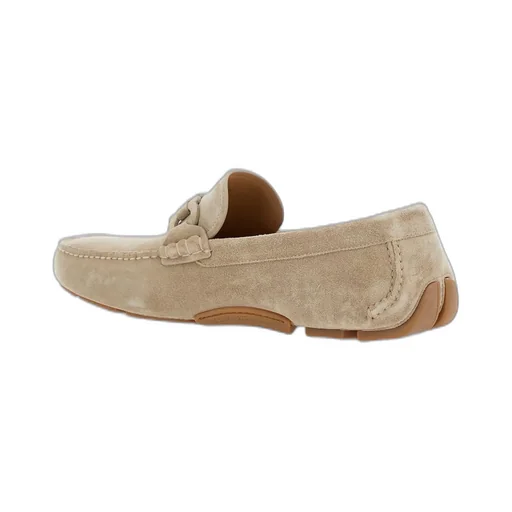 Ferragamo Almond-Toe Slip-On Loafers