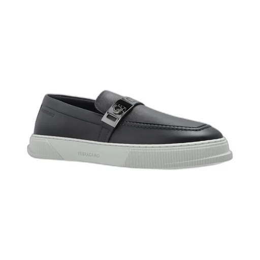 Ferragamo Gancini Slip-On Sneakers