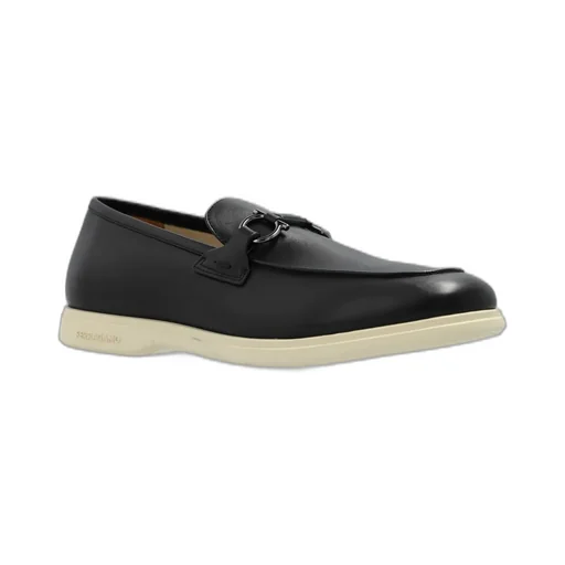 Ferragamo Gancini-Plaque Loafers