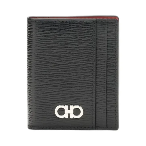 Ferragamo Logo Plaque Card Holder