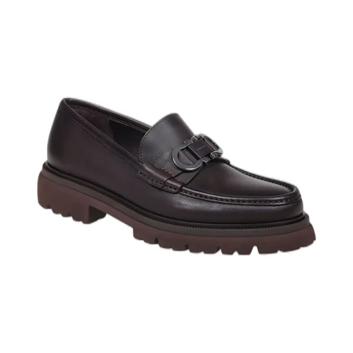 Ferragamo Logo Buckle Loafers