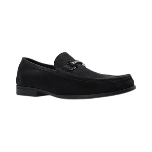 Ferragamo Gancini Buckle Loafers