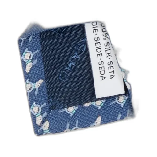 Ferragamo Gancini Motif Jacquard Tie