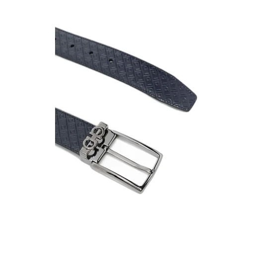 Ferragamo Logo Plaque Buckled Belt