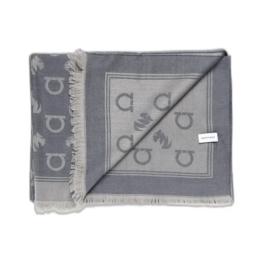 Ferragamo Jacquard Feline Motif Scarf