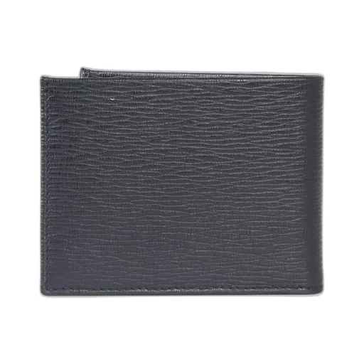 Ferragamo Gancini Logo Plaque Bi-Fold Wallet