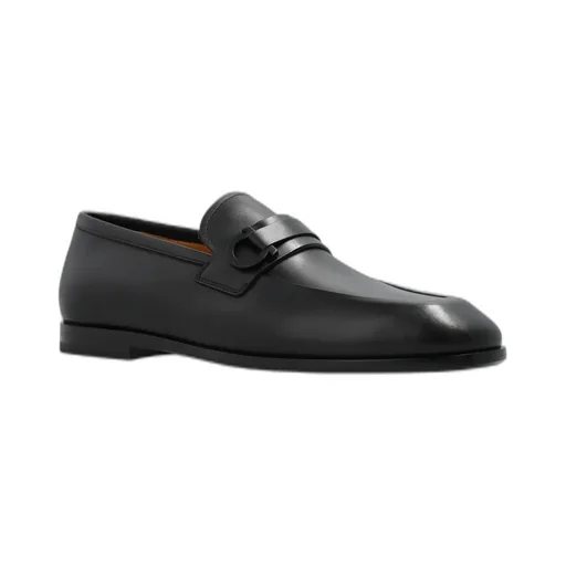 Ferragamo Gancini-Buckle Slip-On Loafers